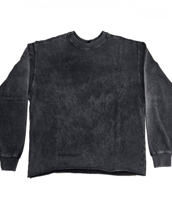 SHAIKKO IDH CREW NECK LS 295 gsm FRENCH TERRY SKU226TA01-02V