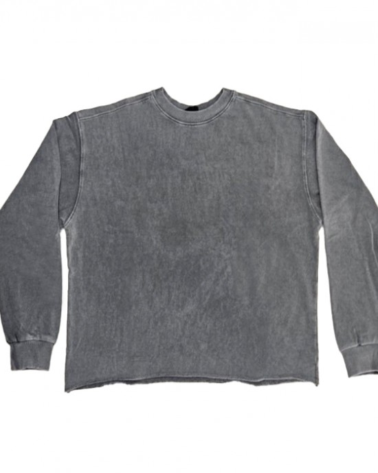 SHAIKKO IDH CREW NECK LS 295 gsm FRENCH TERRY SKU226TA01-06V