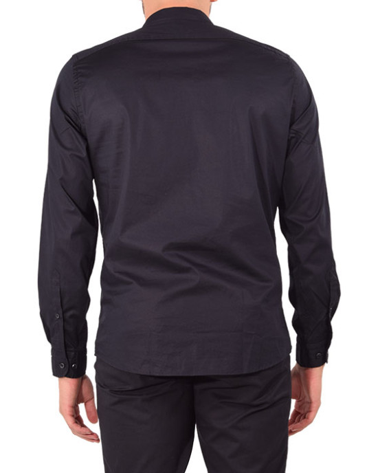 SHAIKKO ΠΟΥΚΑΜΙΣΟ BLACK STRETCH SK07M2SH001-243D SK07M2SH001-243D