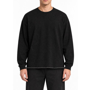 SHAIKKO IDH CREW NECK LS 295 gsm FRENCH TERRY SKU226TA01-02M