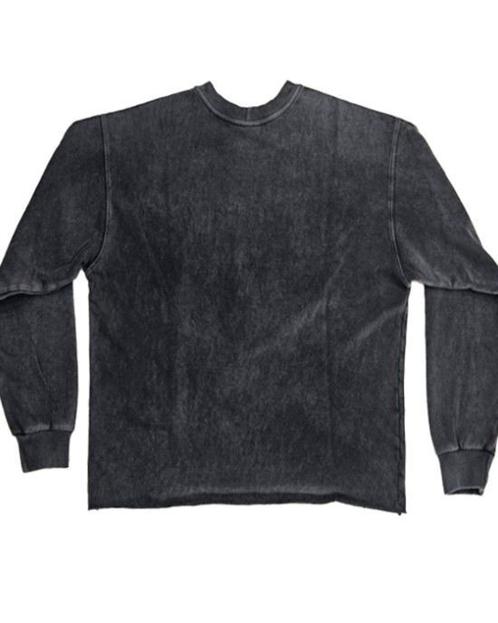 SHAIKKO IDH CREW NECK LS 295 gsm FRENCH TERRY SKU226TA01-02V