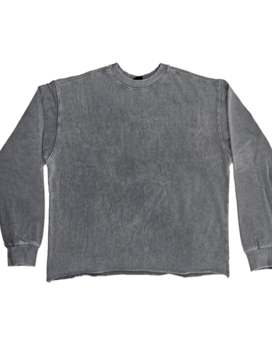 SHAIKKO IDH CREW NECK LS 295 gsm FRENCH TERRY SKU226TA01-06V