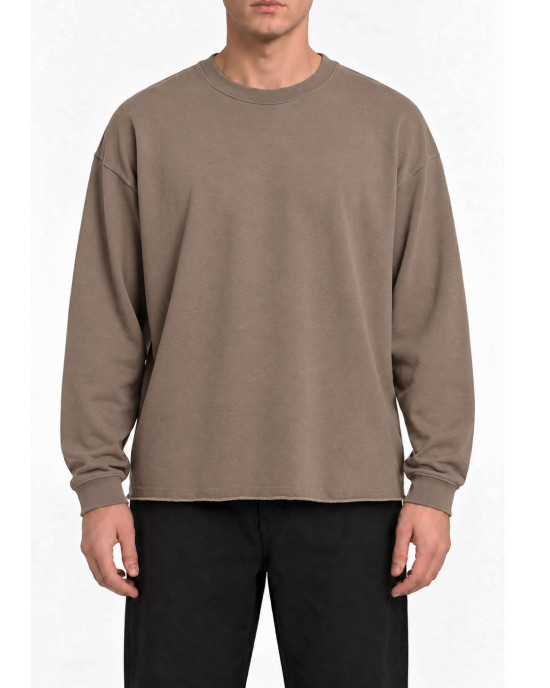 SHAIKKO IDH CREW NECK LS 295 gsm FRENCH TERRY SKU226TA01-10V