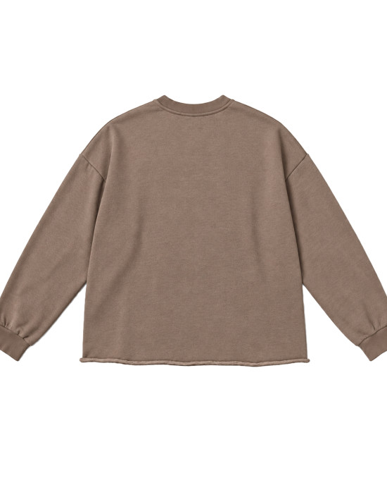 SHAIKKO IDH CREW NECK LS 295 gsm FRENCH TERRY SKU226TA01-10V