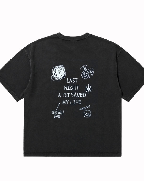 CHRIS IDH LAST NIGHT TEE 270 GSM SKU226TT12-02V