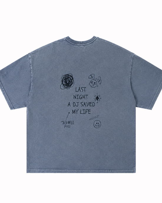 CHRIS IDH LAST NIGHT TEE 270 GSM SKU226TT12-06V